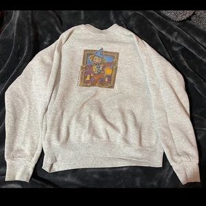 Vintage 90s scarecrow sweater